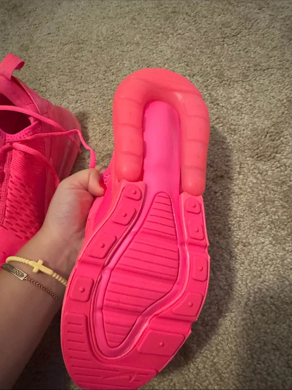 Nike Women’s Air Max 270 in Vibrant Hot Pink